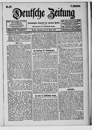 Deutsche Zeitung on Apr 12, 1903