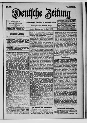 Deutsche Zeitung vom 28.04.1903