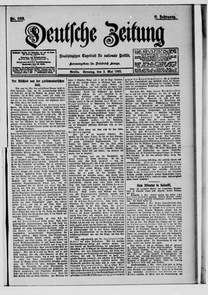 Deutsche Zeitung vom 03.05.1903