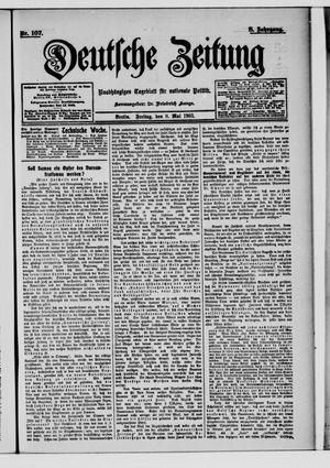 Deutsche Zeitung vom 08.05.1903