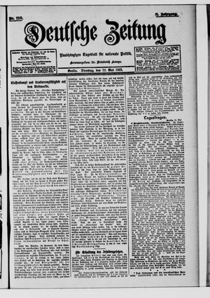 Deutsche Zeitung vom 12.05.1903