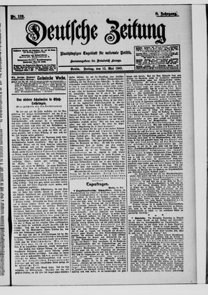 Deutsche Zeitung on May 15, 1903