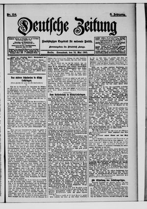 Deutsche Zeitung on May 16, 1903