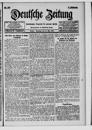 Deutsche Zeitung on May 19, 1903