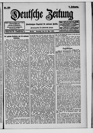 Deutsche Zeitung on May 24, 1903
