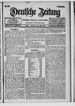Deutsche Zeitung on May 31, 1903