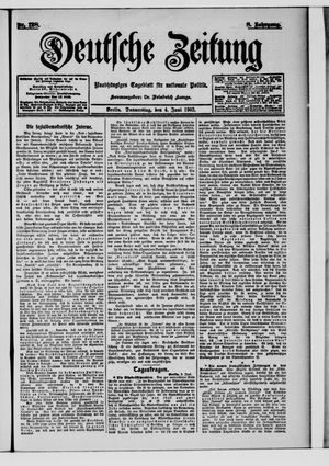 Deutsche Zeitung vom 04.06.1903