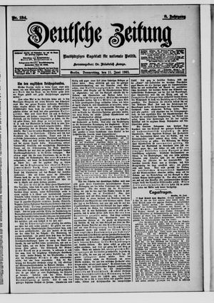Deutsche Zeitung on Jun 11, 1903
