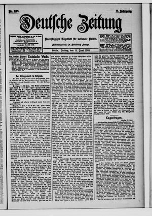 Deutsche Zeitung on Jun 12, 1903