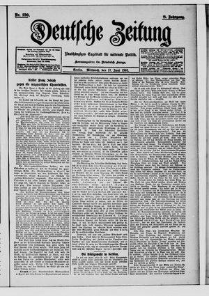 Deutsche Zeitung vom 17.06.1903