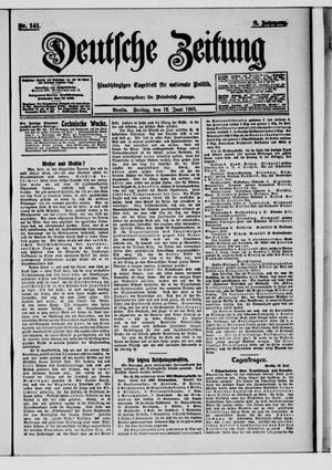 Deutsche Zeitung on Jun 19, 1903
