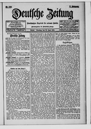 Deutsche Zeitung vom 23.06.1903