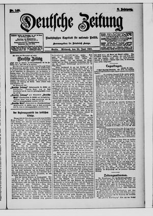 Deutsche Zeitung on Jun 24, 1903