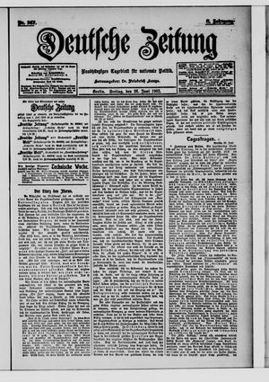 Deutsche Zeitung on Jun 26, 1903