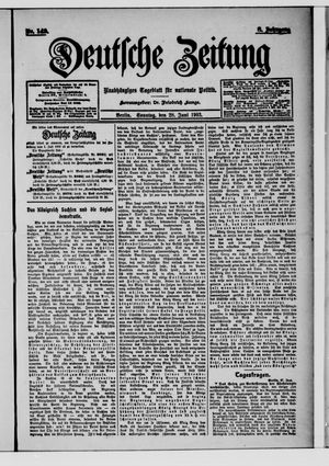 Deutsche Zeitung vom 28.06.1903
