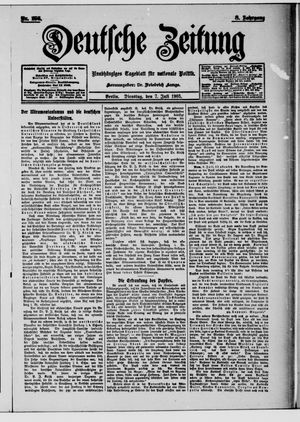 Deutsche Zeitung on Jul 7, 1903