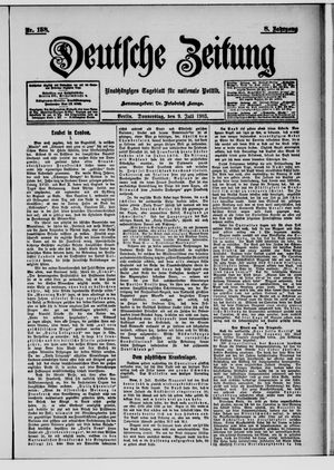 Deutsche Zeitung on Jul 9, 1903