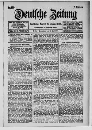 Deutsche Zeitung on Jul 11, 1903