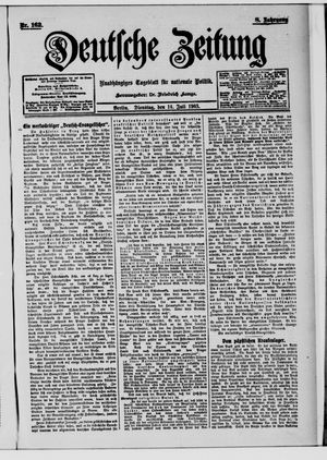 Deutsche Zeitung on Jul 14, 1903
