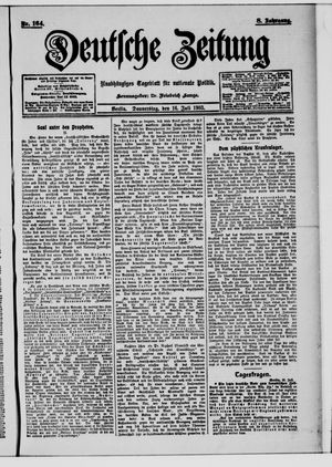Deutsche Zeitung vom 16.07.1903