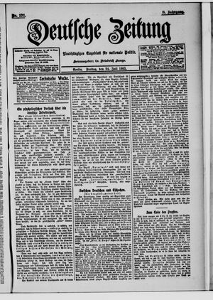 Deutsche Zeitung on Jul 24, 1903