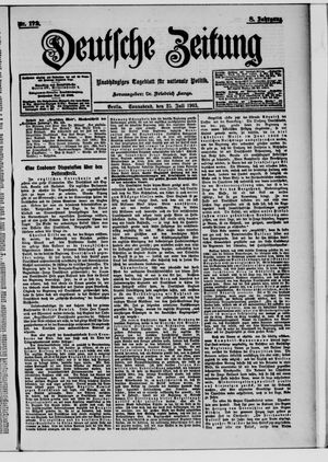 Deutsche Zeitung on Jul 25, 1903