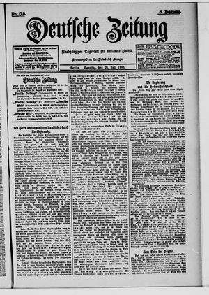 Deutsche Zeitung on Jul 26, 1903