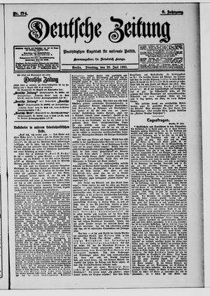 Deutsche Zeitung vom 28.07.1903