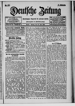Deutsche Zeitung vom 31.07.1903