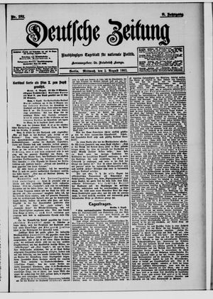 Deutsche Zeitung vom 05.08.1903