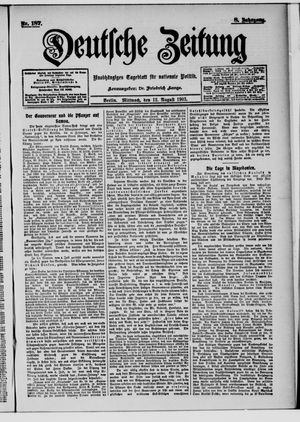 Deutsche Zeitung vom 12.08.1903