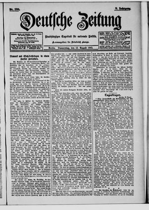 Deutsche Zeitung vom 13.08.1903