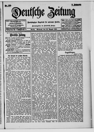 Deutsche Zeitung vom 26.08.1903