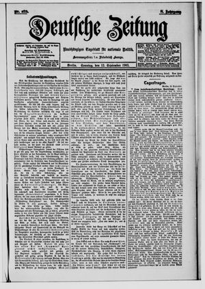 Deutsche Zeitung vom 13.09.1903