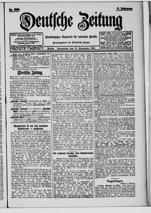 Deutsche Zeitung vom 19.09.1903