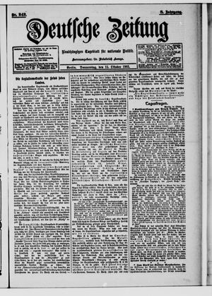 Deutsche Zeitung vom 15.10.1903