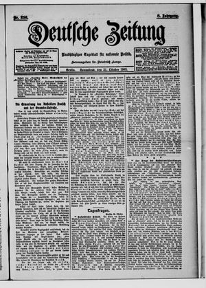 Deutsche Zeitung vom 31.10.1903