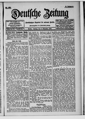 Deutsche Zeitung on Nov 6, 1903