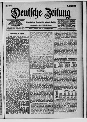 Deutsche Zeitung on Dec 11, 1903