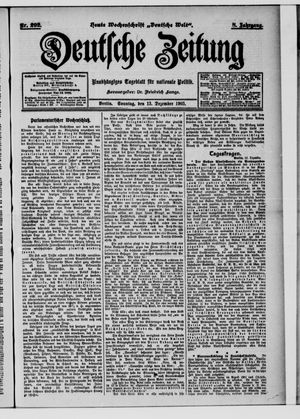 Deutsche Zeitung vom 13.12.1903