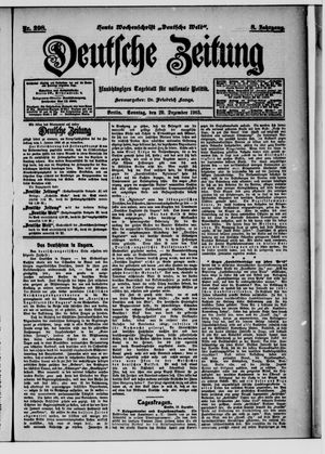 Deutsche Zeitung vom 20.12.1903