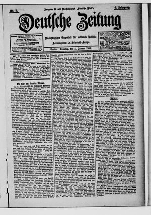 Deutsche Zeitung on Jan 3, 1904