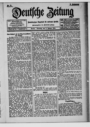 Deutsche Zeitung vom 05.01.1904