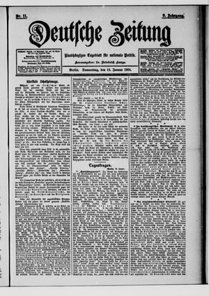 Deutsche Zeitung vom 14.01.1904