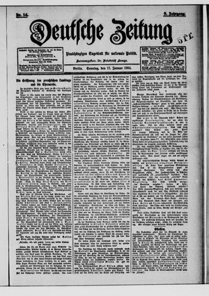 Deutsche Zeitung vom 17.01.1904