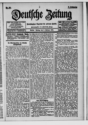 Deutsche Zeitung vom 05.02.1904