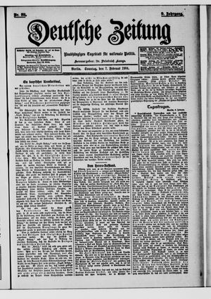 Deutsche Zeitung vom 07.02.1904
