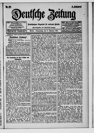 Deutsche Zeitung vom 11.02.1904