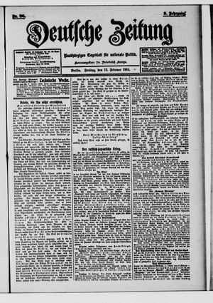 Deutsche Zeitung vom 12.02.1904