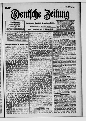 Deutsche Zeitung vom 27.02.1904